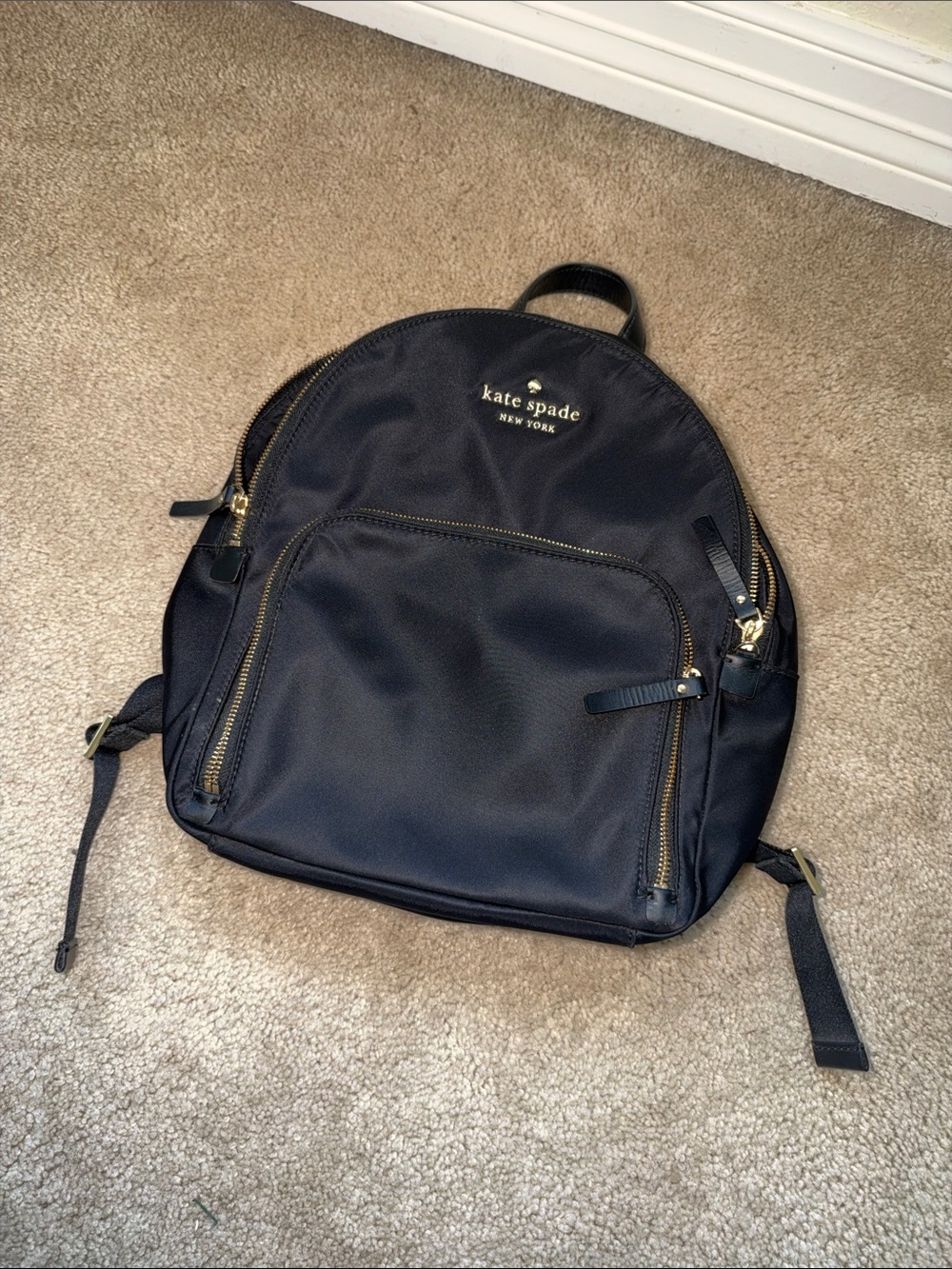 Kate Spade Black Backpack
